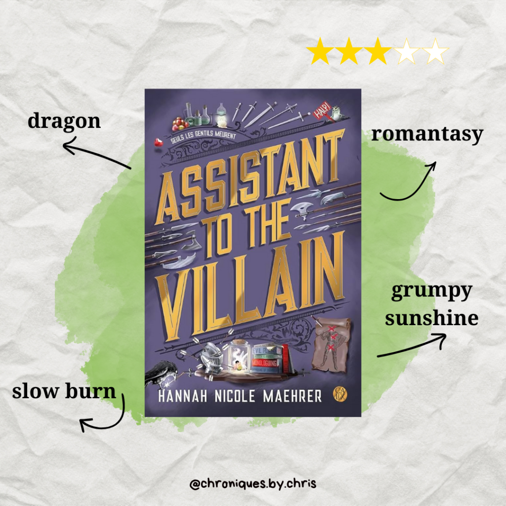 assistant to the villain Bilan lecture janvier 2026 chris alcazar relecture et correction