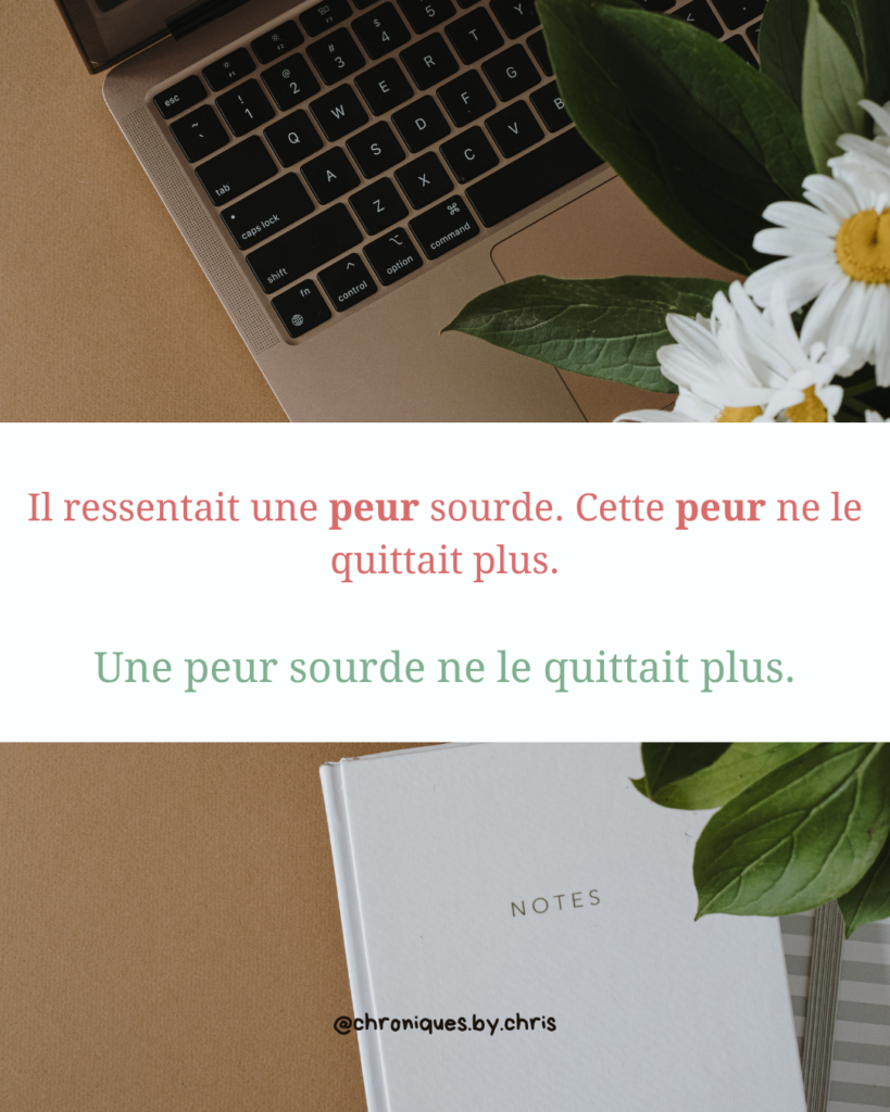 Astuce d'écriture pour roman - Les répétitions