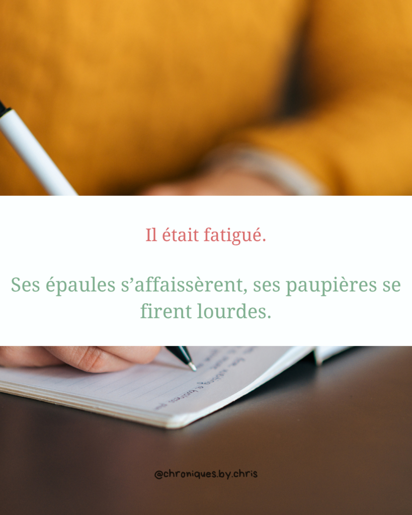 Astuce d'écriture pour roman - Show don't tell