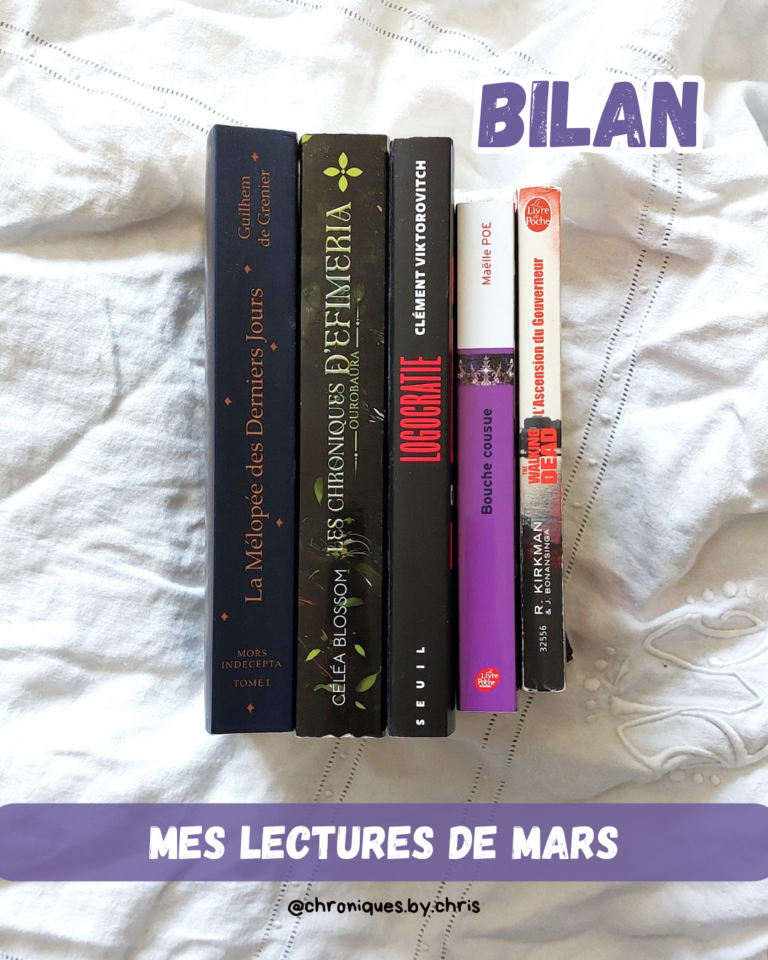 couv Bilan lecture mars 2026 chris alcazar relecture et correction