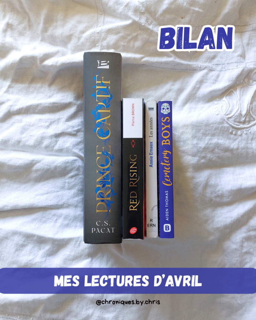 couv Bilan lecture avril 2026 chris alcazar relecture et correction