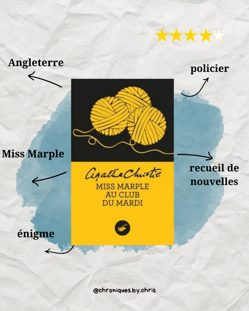 miss marple au club du mardi Bilan lecture mai 2026 chris alcazar relecture et correction